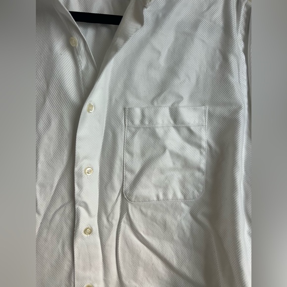 Peter Millar Men's White Button Down Shirt Size 16R - Picture 6 of 8